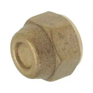 Porca cega Castel de ¼″ SAE (Pacote de 5)