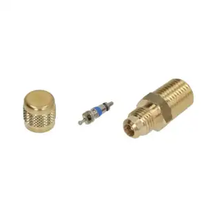 Toegangsklep ¼″ SAE × ¼″ NPT