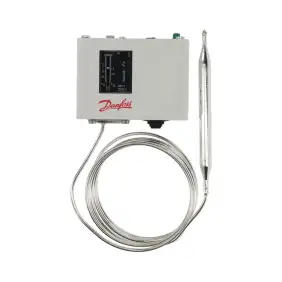 Danfoss KP71-60L1115 Thermostat (–5 °C to +20 °C) with Manual Reset
