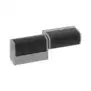 Intertecnica 2530MB Scharnier met Oprijplaat | Verstelbare Deurstopper 67-90 mm