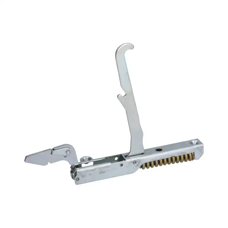 Genuine Smeg OEM LH oven hinge 931330250, Made in Italy. 135 mm centre distance, 165 mm length, 159 mm height. Fits ALFA100X, AL