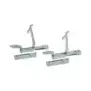 Backofen-Scharnier-Set mit Rollenhalter - kompatibel mit UNOX KCR0070A