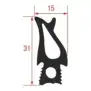 Rational Gasket for Oven Door 530x473 mm 5105.1020P | Silicone Elastomer
