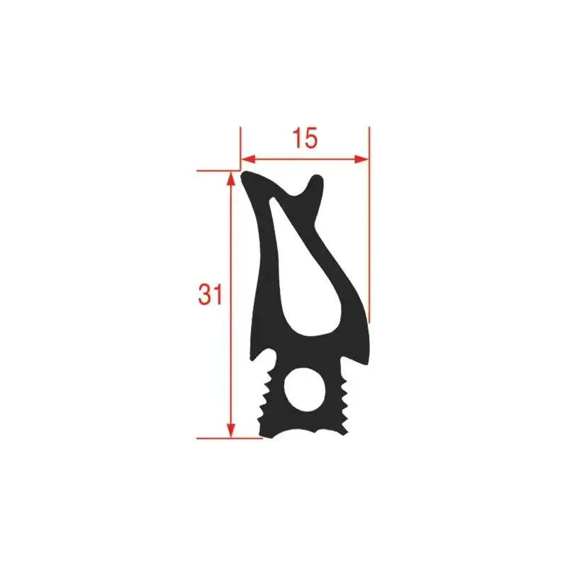Guarnizione per porta del forno 780x470 mm 5105,1021P | Elastomero al Silicone