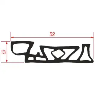 Guarnizione carrello forno Rational 775 mm - Ricambio originale (OEM)