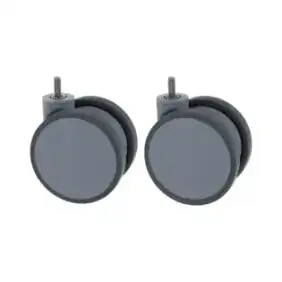 Swivel Castor with Pivot - 2PCS 87,01,933S - OEM Rational Spare Part