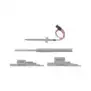 Temperature Probe Kit Hot Air 60 mm 40,06,112S - OEM Rational Spare Part