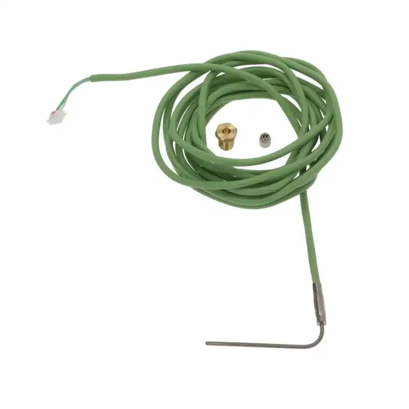 Rational Sonda de temperatura TCK 87,00,058 - 53/20mm con bulbo doblado, cable de 2550mm, conector M8x1