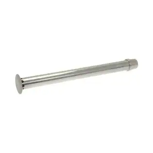 Overflow Pipe Stainless Steel ø 40x480 mm – COLGED, ELETTROBAR, and WOLK Compatible – Made in Italy
