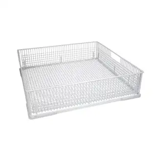 Cesto de Vidro 500x500x120 mm - Arame de Ferro Revestido a Plástico - Compatível com DIHR, LUXIA, PROJECT SYSTEMS e UNIVERBAR