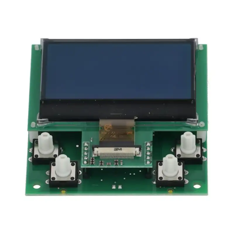 Tabellone display Eureka 230V 4 pulsanti OD Logo Eureka 9.7 OEM J4410,0001EUR02XX – Compatibile con macinacaffè Olympus e Zenith