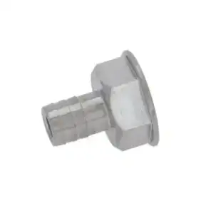 חיבור ישר חיצוני בקוטר 1/2 אינץ' מנירוסטה AISI 303