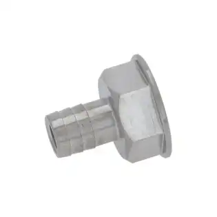 Ekstern lige montering Ø 1/2" AISI 303 rustfrit stål