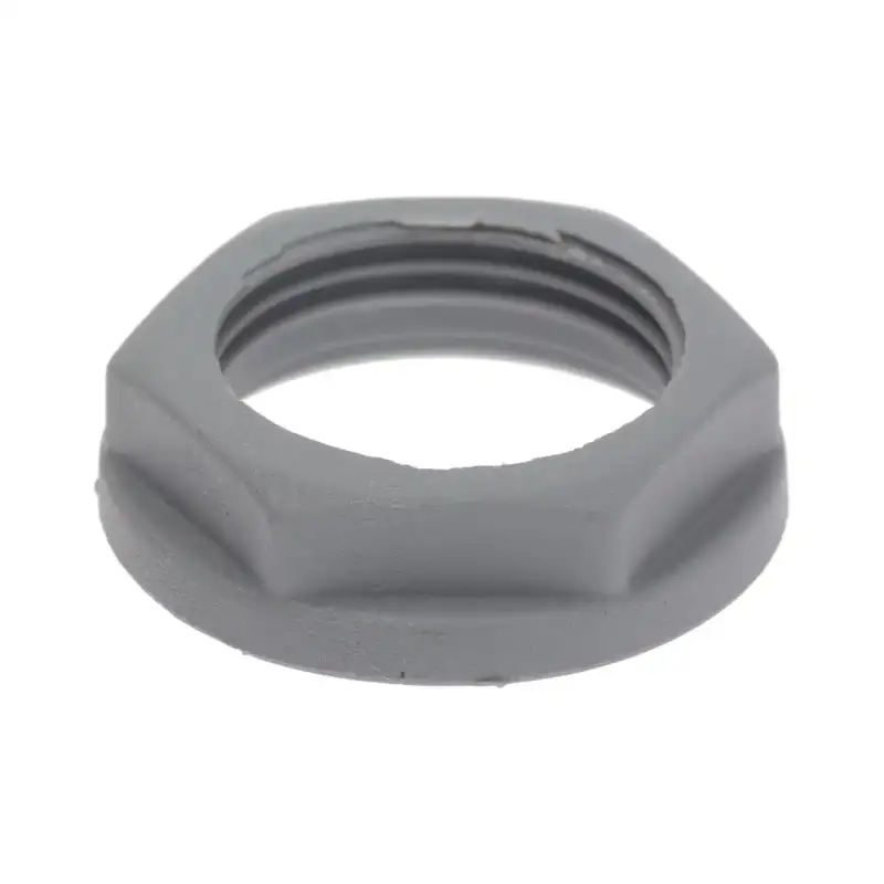 Grijze plastic moer 3/4" - Gemaakt in Italië