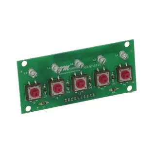 Astoria OEM 18371131 placa de panel de 5 botones