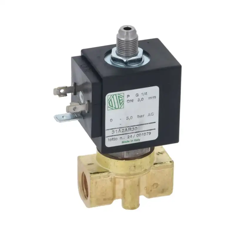 ヌオーヴァ・シモネッリ3方向ソレノイドバルブ ø 1/4" 220V – 純正部品番号04100008
