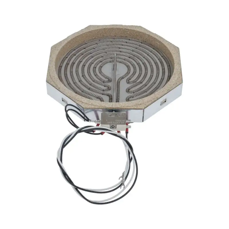 Octagonal Radiant Heating Element 2500W 230V – ø250mm with Cables