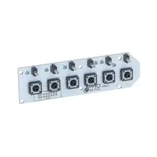 Bezzera Panel de Botones OEM 7665524,02PR – 6 Botones