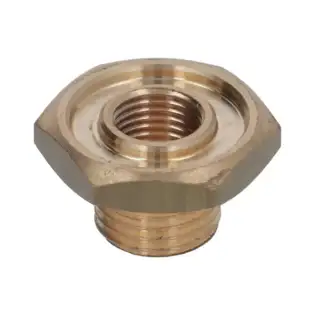 بيزيرا تخفيض نحاسي تابع للشركة الأصلية 5302065 ، 01AL - 1/4 "ذكر إلى M10