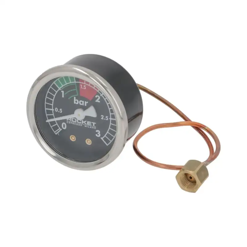 Rocket A299905009 Boiler Pressure Gauge Black – 0–3 bar