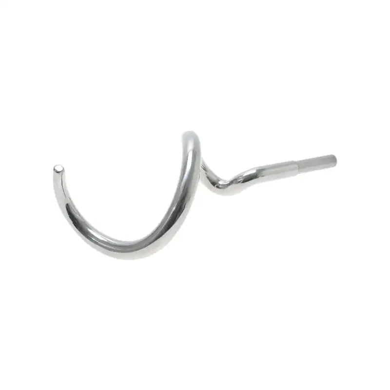 Crochet à pâte en acier inoxydable Gam - Ø 20 mm de diamètre, hauteur totale de 420 mm.