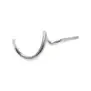 Gam Stainless-Steel Dough Hook – Ø 20 mm Coupling, 420 mm Overall Height