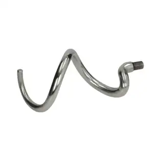 Gancho de massa de aço de 22 mm do grupo de pizza | Peça de misturador espiral de 320 mm