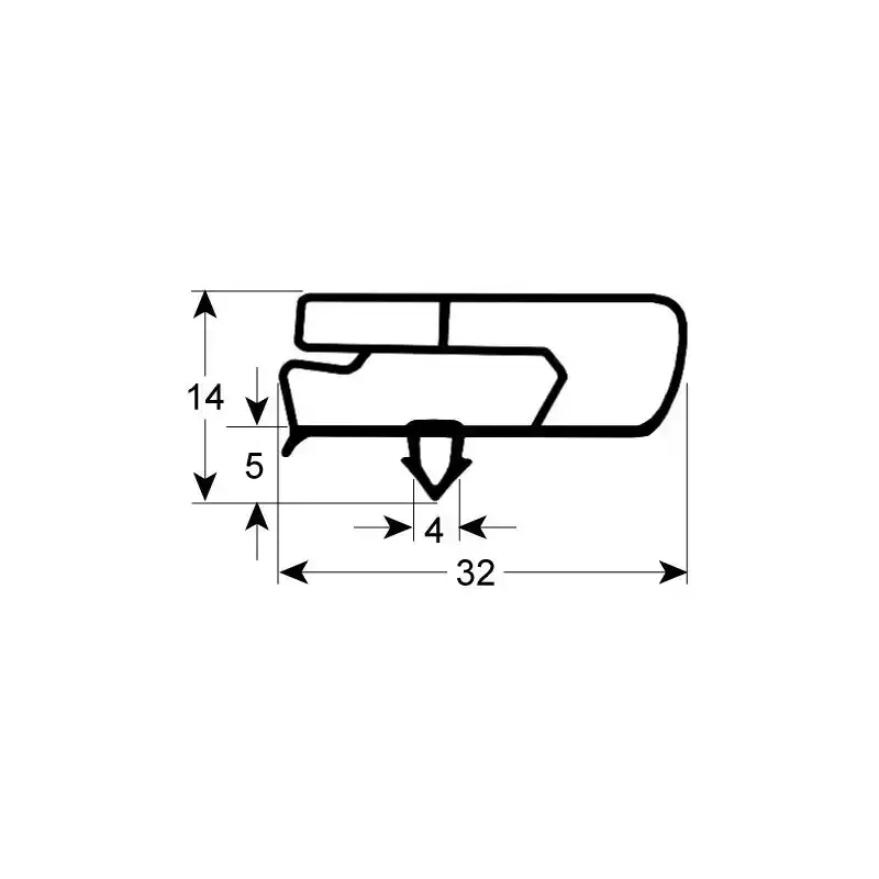 Fagor OEM 12068587 Door Gasket MFP Advance