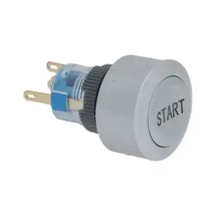 Fagor OEM 12115383 Start Button 1-Pole 220VAC for Dishwasher