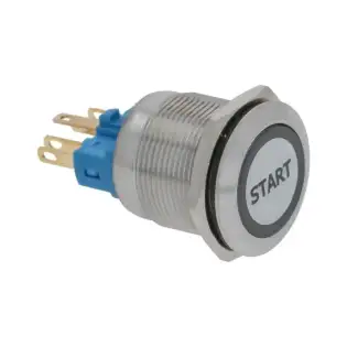 Pulsante di avvio Fagor OEM 12165895 230V AC con LED bianco | Prodotto in Spagna