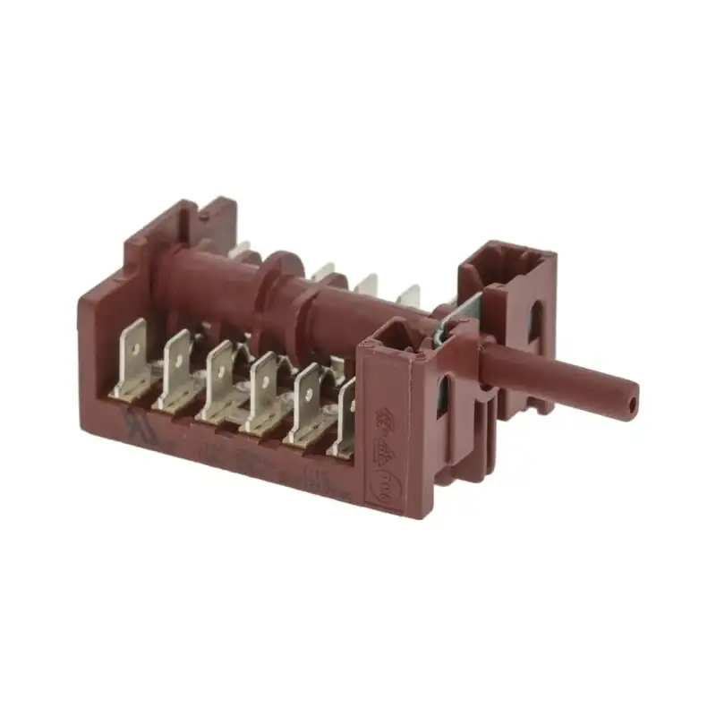 Fagor 12024733 Keuzeschakelaar 0-3 Posities, D-vormige Pin ø 6x4.6 mm, 16A 250V - Compatibel met Fagor Vaatwassers en Pannen/Keu