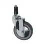 Swivel Wheel with Pin 125x30 mm – Square Pipe Pin 20x20 mm