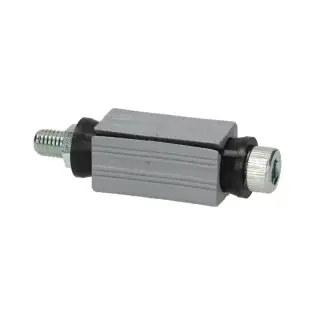 Laajennin neliöputkelle 25x25 mm - Pyörivä pyörävaruste