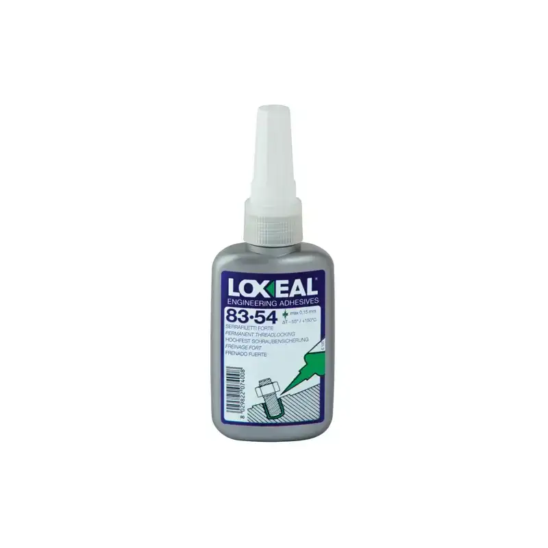 Loxeal 83-54 High Strength Threadlocker 50ml – Green, Fast Cure, Oxygen Approved