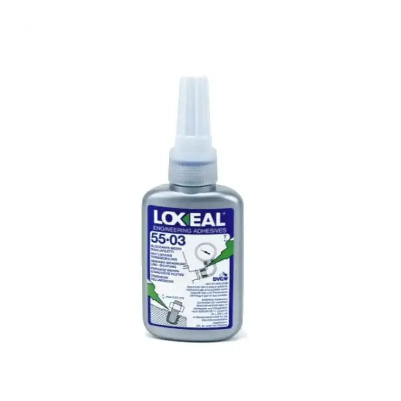 Loxeal 55-03 Sellador de Roscas 50ml - Resistencia Media, Aprobado para Agua Potable