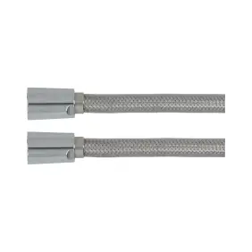 Tuyau flexible pour monolithe 1/2" FF 2500 mm en acier inoxydable, revêtu de PVC