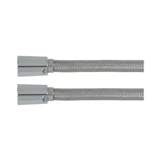 Monolitt fleksibel slange 1/2" FF 2500 mm rustfritt stål, PVC-belagt