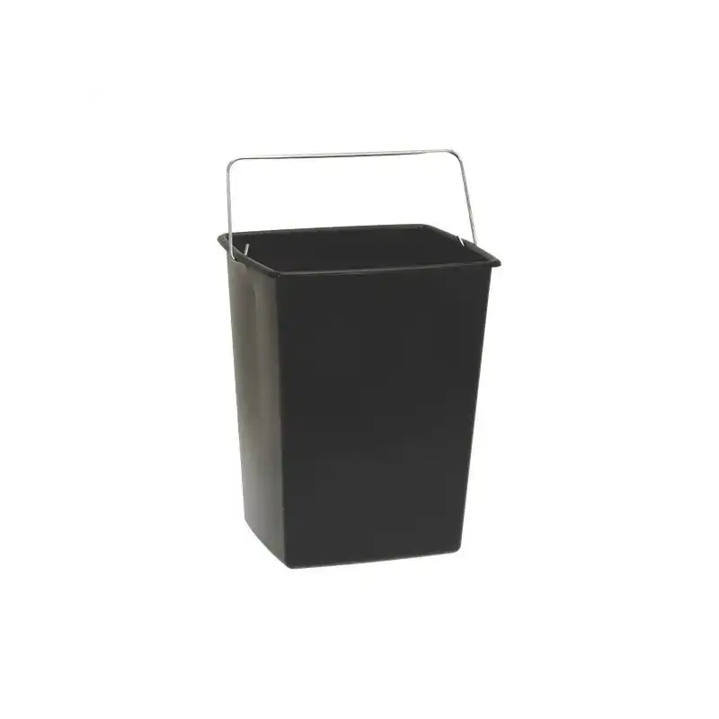 Secchio nero per la raccolta dei fondi di caffè per macchine distributrici Bianchi 280x242x344 mm