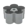 Base do recipiente de vidro de 5 colunas 110 mm para máquinas de venda Lavazza & Necta.