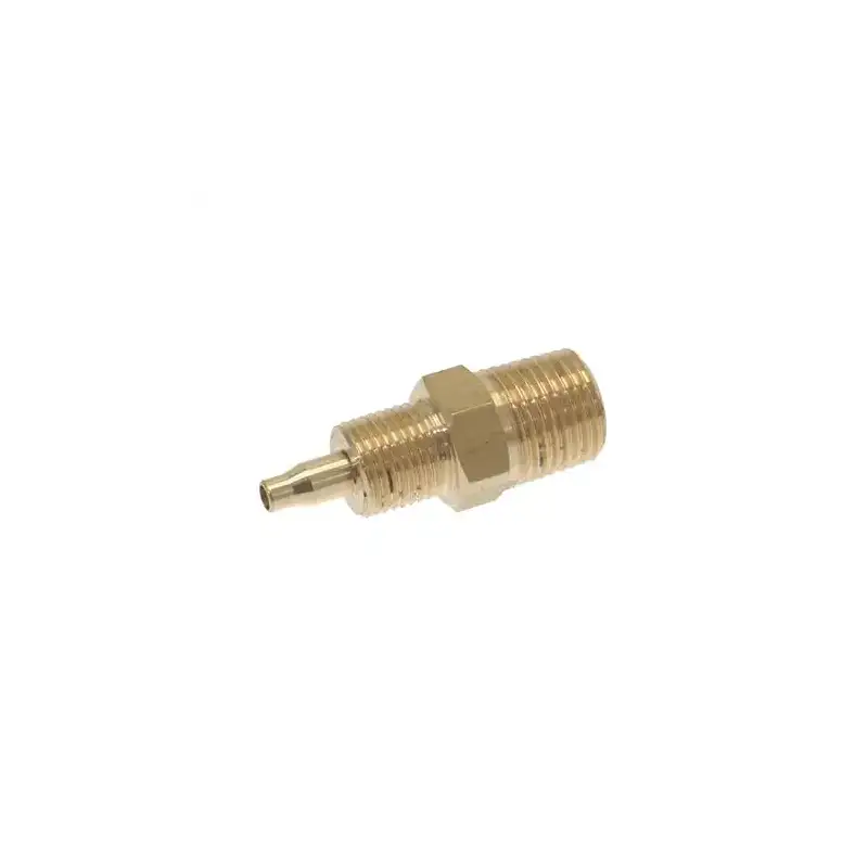 Straight fitting ø 1/8"M - ø 8 mm for boiler Made in Italy