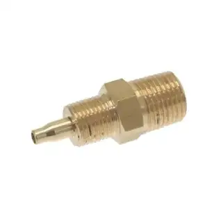 Straight fitting ø 1/8"M - ø 8 mm for boiler Made in Italy