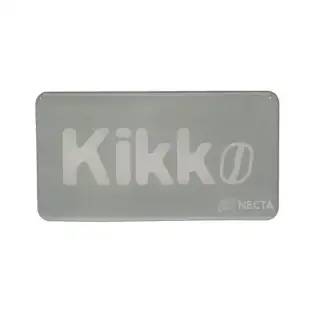 Klebeplatte Kikko Logo 112x61 mm für Lavazza, Necta Kikko