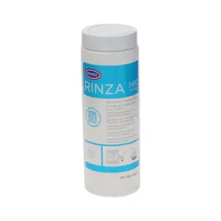 Tabletas de detergente Urnex Rinza para la limpieza de espumadores de leche 40 x 10 g certificadas por la NSF.