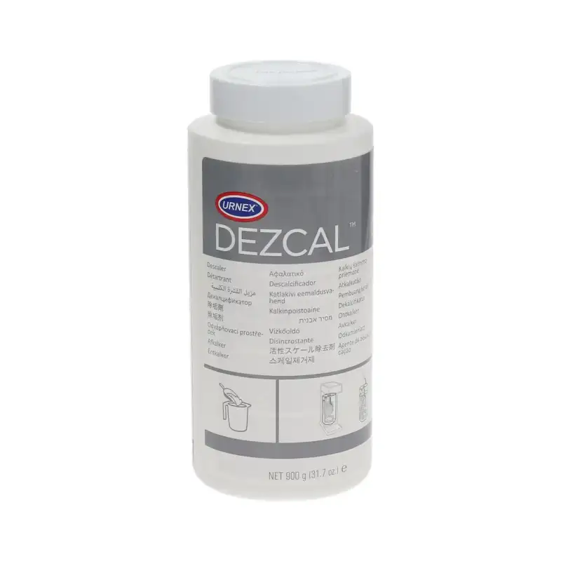 Removedor de cal Urnex Dezcal en polvo de 900 g fabricado en EE. UU.