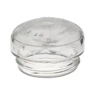 Glass oven lamp receptacle ø 73 mm for Cuppone, Pizza Group, Zanussi