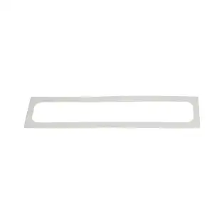 Pizza Group OEM A94GU65002 ovendeur-afdichting van glas 415x107x3 mm wit