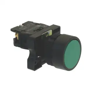 Bouton de démarrage OEM A96ZN00032 pour Pizza Group - Série IF, IR, TF, TR, couleur verte mate