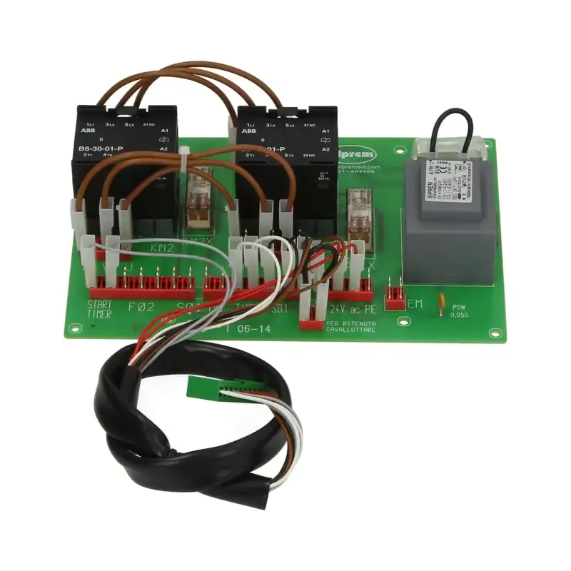 לוח אם למערכת משושה פיצה בגודל 204x140 מ"מ עבור מורחין בצק - כולל כבל