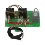 Placa base de grupo de pizza de 204x140 mm para estirador de masa - Completa con cable.