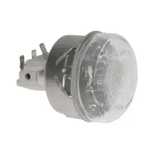 Lampeuttak med lampe E14 60W 230V ø72 mm - Høy temp 300°C